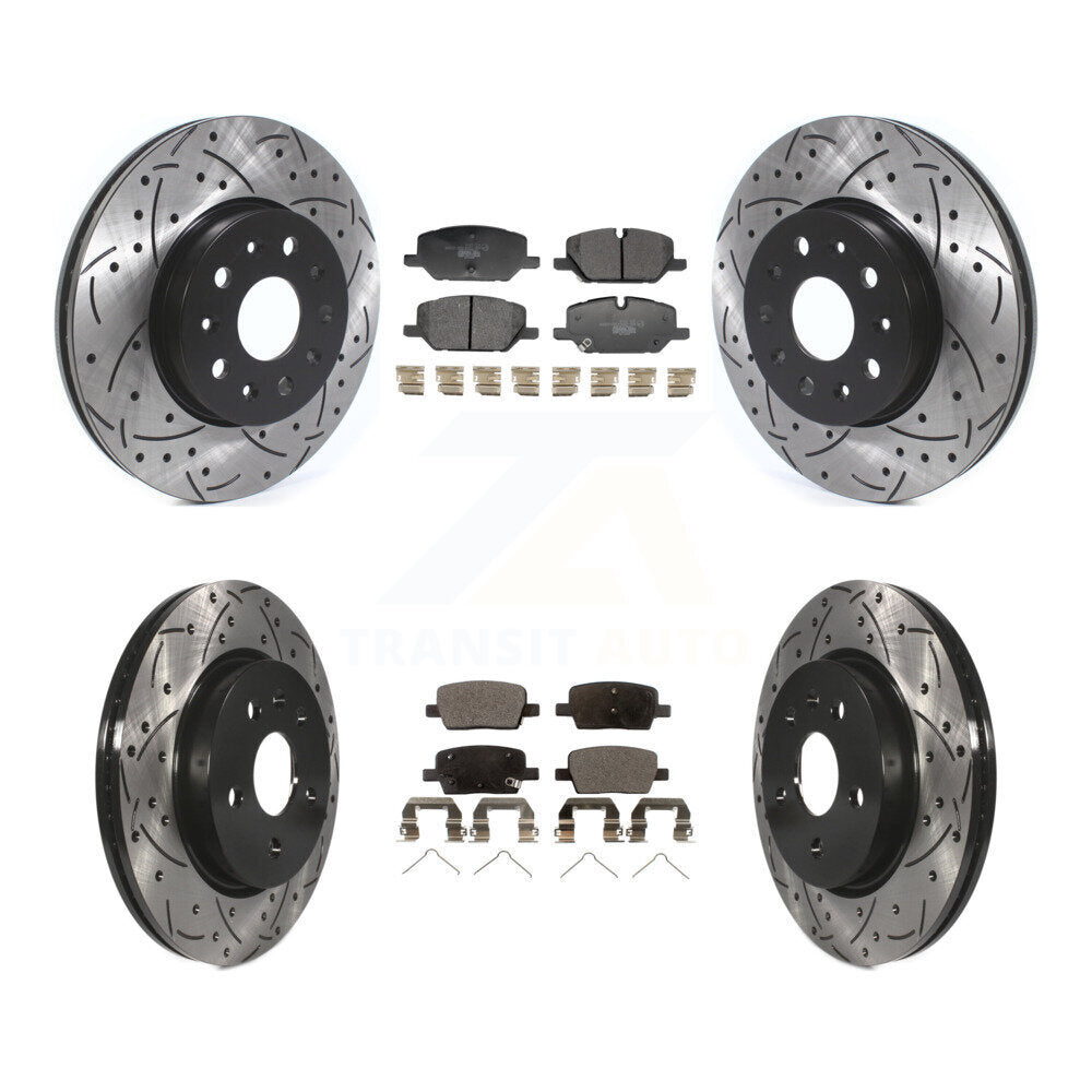 Disc Rotors and Ceramic Brake Pads Kit-KDT-101882