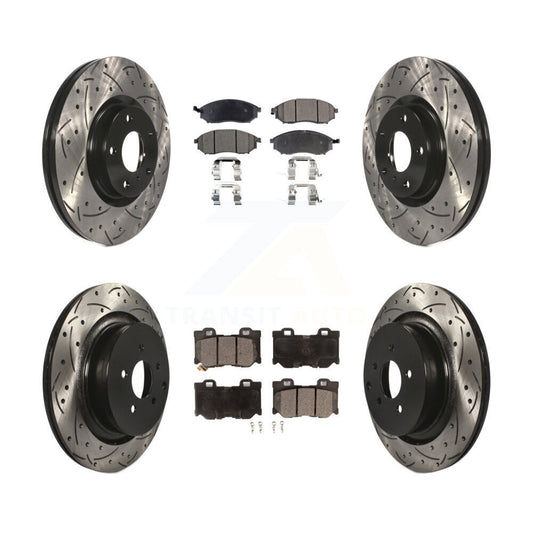 Disc Rotors and Ceramic Brake Pads Kit-KDT-101885