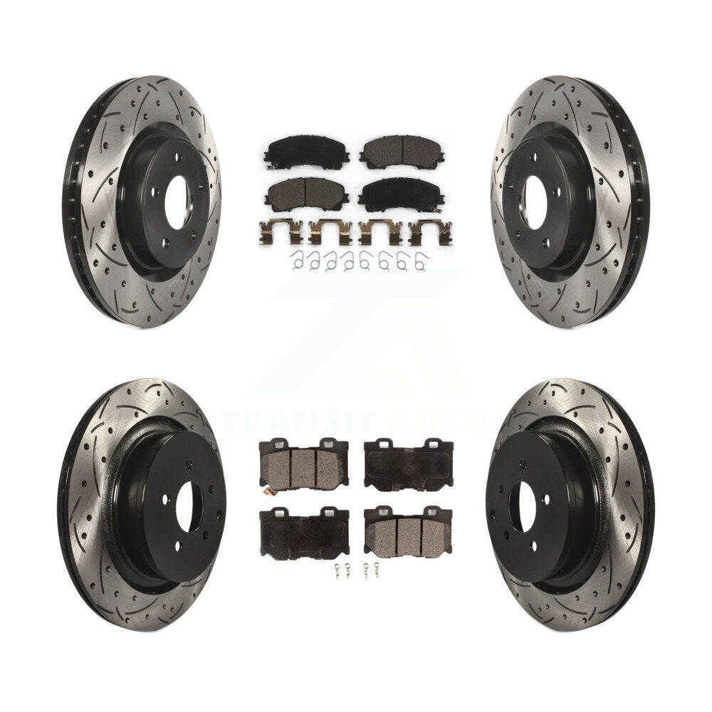 Disc Rotors and Ceramic Brake Pads Kit-KDT-101886