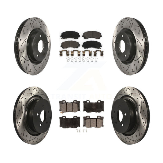 Disc Rotors and Ceramic Brake Pads Kit-KDT-101886