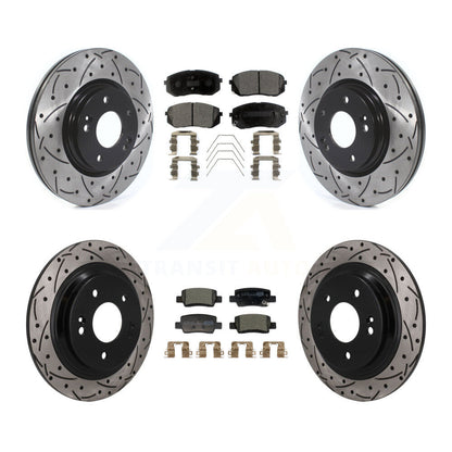Coated Disc Rotors and Ceramic Brake Pads Kit-KDT-101891
