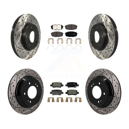 Coated Disc Rotors and Ceramic Brake Pads Kit-KDT-101892