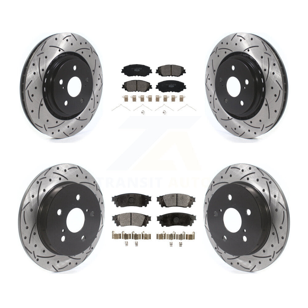 Disc Rotors and Ceramic Brake Pads Kit-KDT-101897