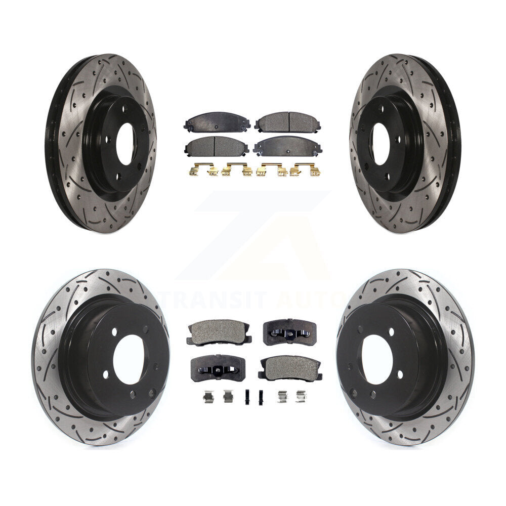 Disc Rotors and Ceramic Brake Pads Kit-KDT-101900