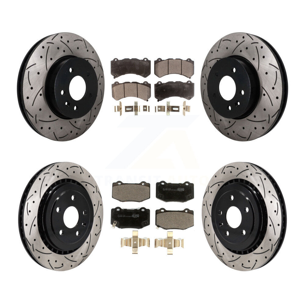 Disc Rotors and Ceramic Brake Pads Kit-KDT-101902 Kit.bestparts.ca
