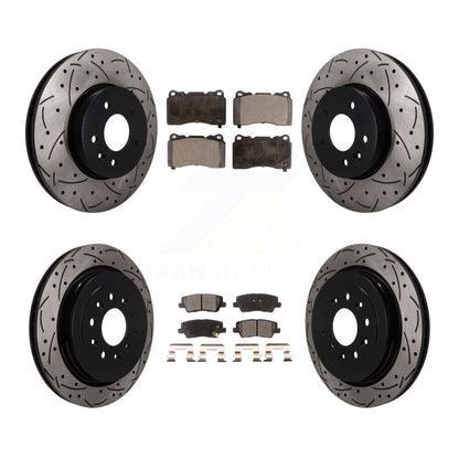 Disc Rotors and Ceramic Brake Pads Kit-KDT-101904