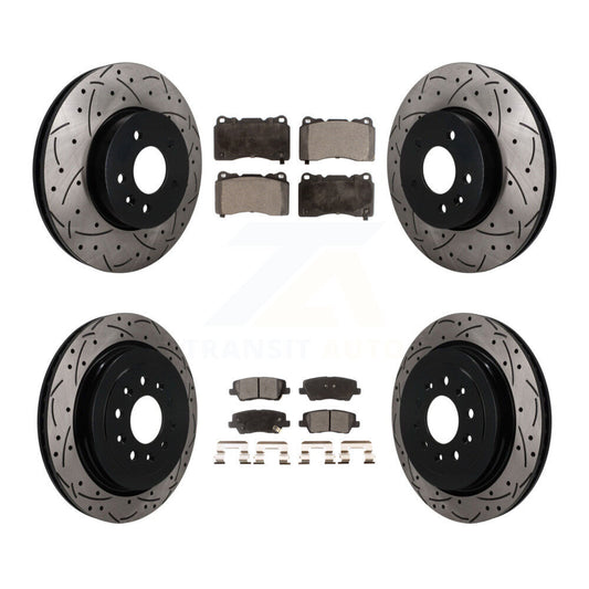 Disc Rotors and Ceramic Brake Pads Kit-KDT-101904