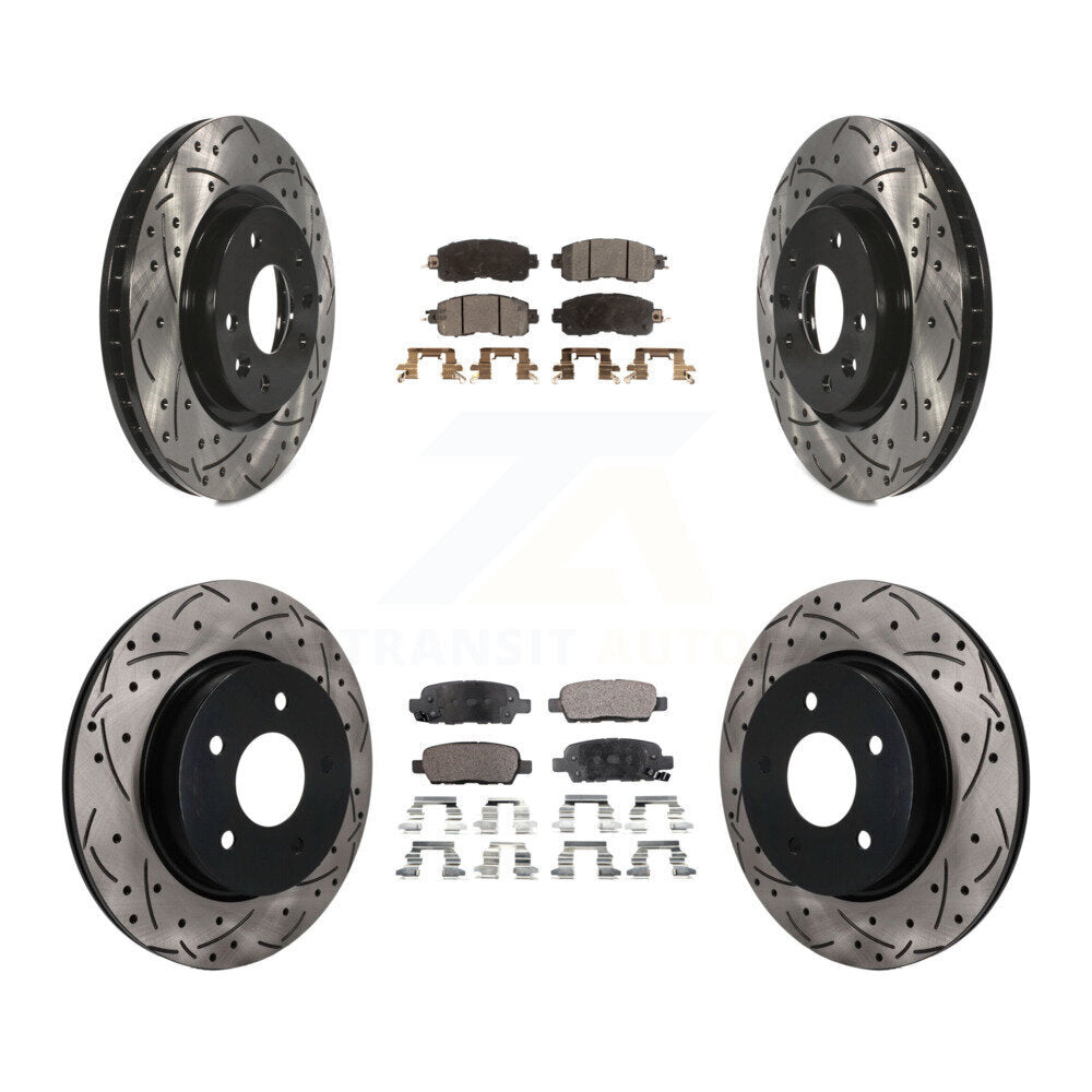Coated Disc Rotors and Ceramic Brake Pads Kit-KDT-101909