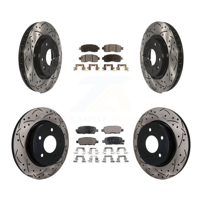 Coated Disc Rotors and Ceramic Brake Pads Kit-KDT-101909