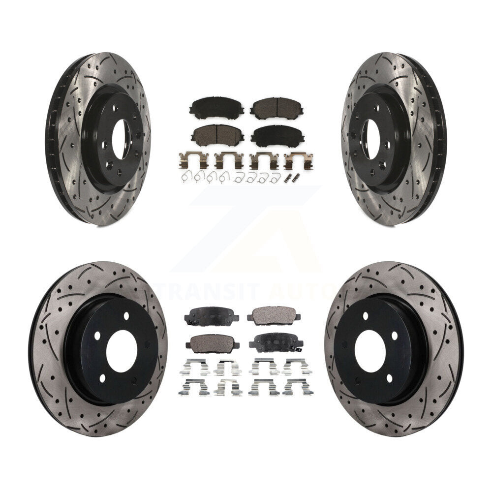 Coated Disc Rotors and Ceramic Brake Pads Kit-KDT-101910
