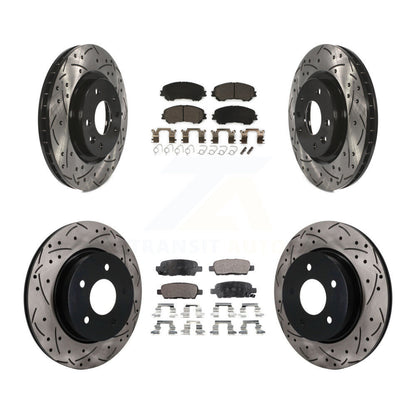 Coated Disc Rotors and Ceramic Brake Pads Kit-KDT-101910