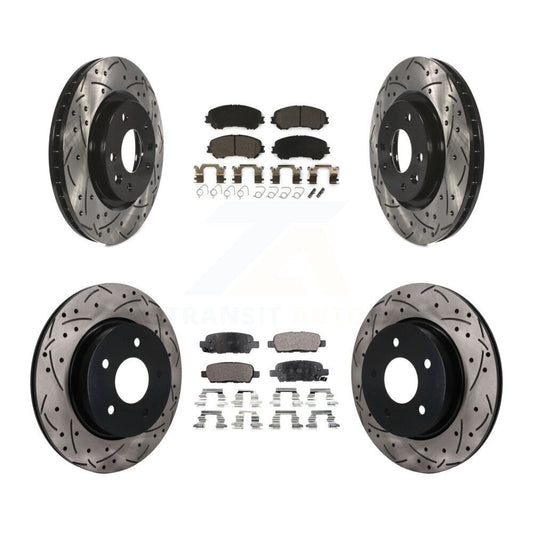 Coated Disc Rotors and Ceramic Brake Pads Kit-KDT-101910