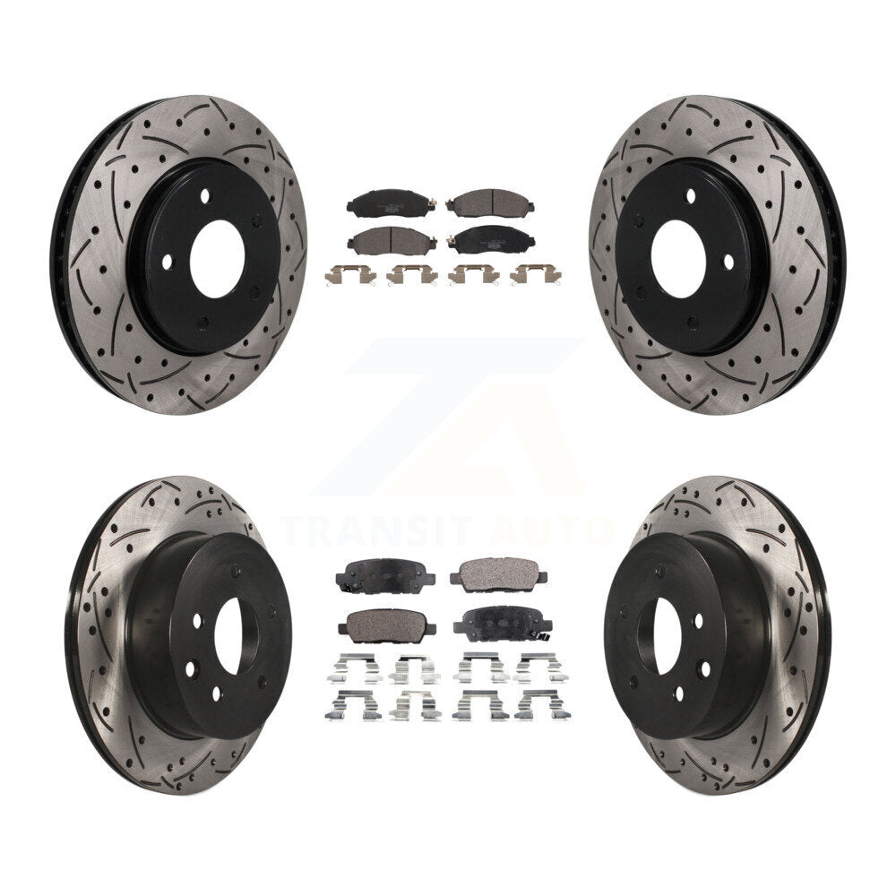 Coated Disc Rotors and Ceramic Brake Pads Kit-KDT-101913