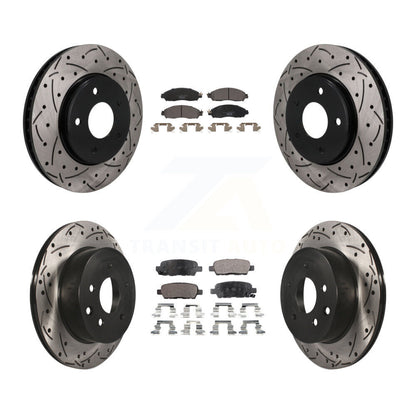 Coated Disc Rotors and Ceramic Brake Pads Kit-KDT-101913