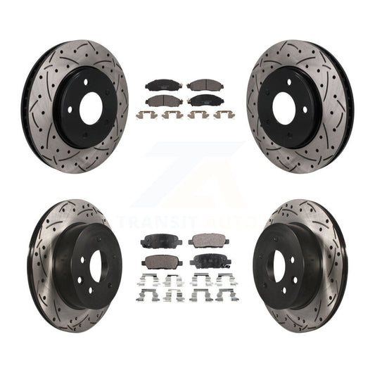 Coated Disc Rotors and Ceramic Brake Pads Kit-KDT-101913