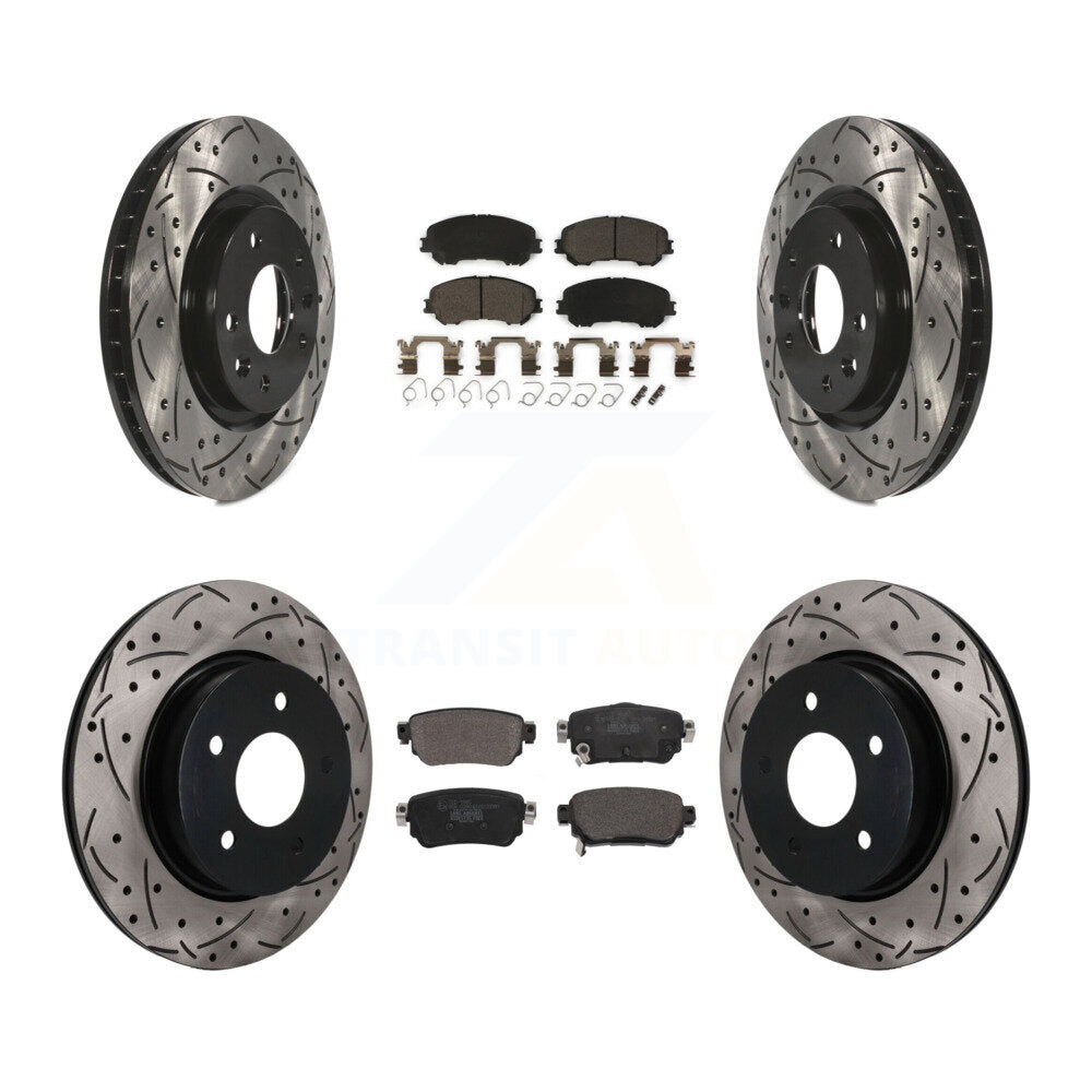 Coated Disc Rotors and Ceramic Brake Pads Kit-KDT-101915 Kit.bestparts.ca