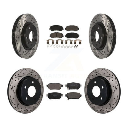 Coated Disc Rotors and Ceramic Brake Pads Kit-KDT-101915