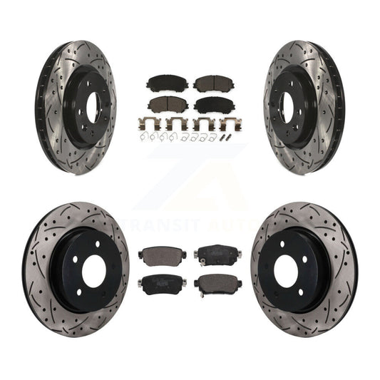 Coated Disc Rotors and Ceramic Brake Pads Kit-KDT-101915