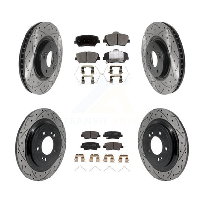 Coated Disc Rotors and Ceramic Brake Pads Kit-KDT-101922