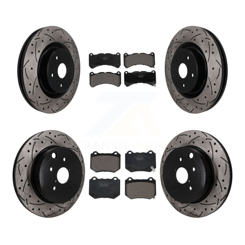 Disc Rotors and Ceramic Brake Pads Kit-KDT-101923