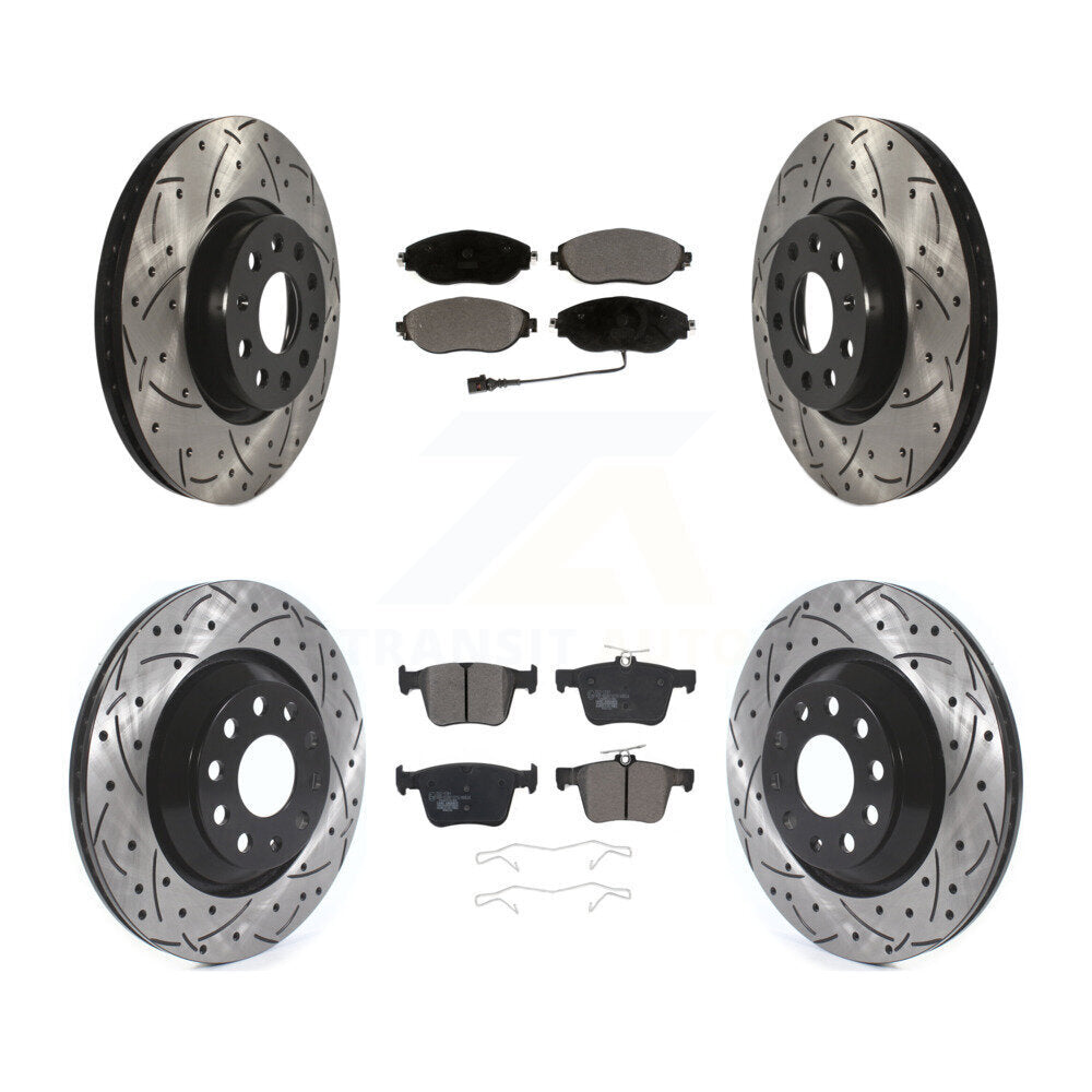 Disc Rotors and Ceramic Brake Pads Kit-KDT-101927