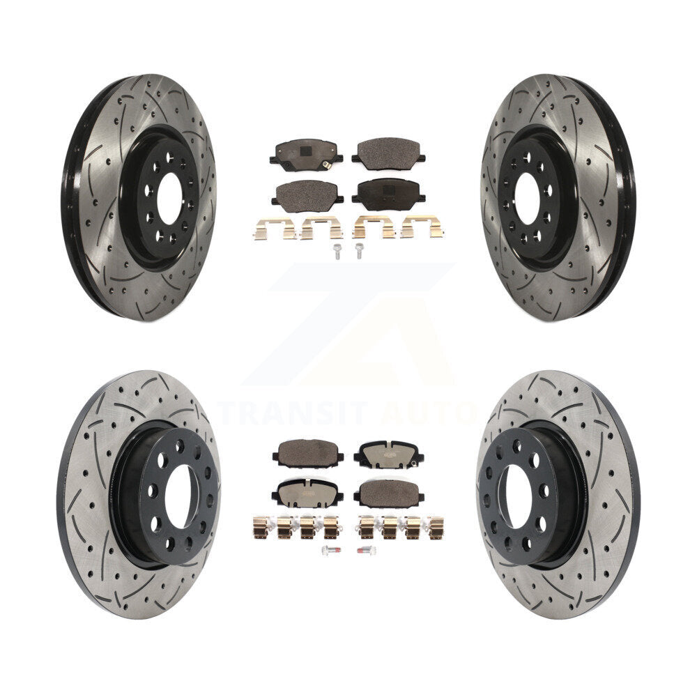 Disc Rotors and Ceramic Brake Pads Kit-KDT-101928