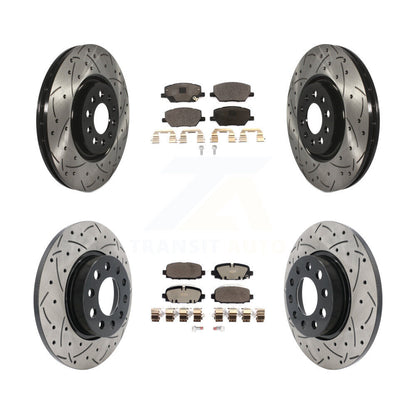 Disc Rotors and Ceramic Brake Pads Kit-KDT-101928