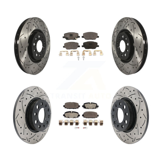 Disc Rotors and Ceramic Brake Pads Kit-KDT-101928