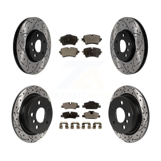 Coated Disc Rotors and Ceramic Brake Pads Kit-KDT-101929