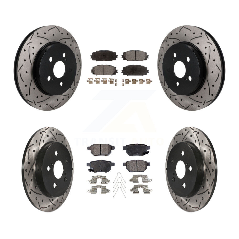Coated Disc Rotors and Ceramic Brake Pads Kit-KDT-101933 Kit.bestparts.ca