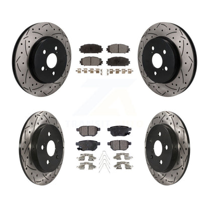 Coated Disc Rotors and Ceramic Brake Pads Kit-KDT-101933