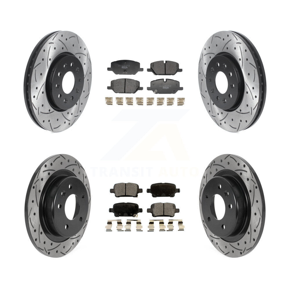 Disc Rotors and Ceramic Brake Pads Kit-KDT-101935