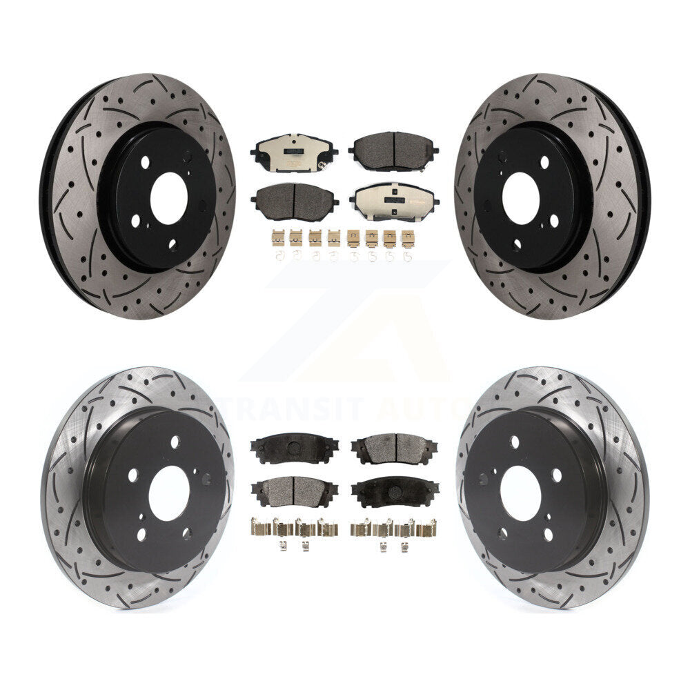 Coated Disc Rotors and Ceramic Brake Pads Kit-KDT-101936 Kit.bestparts.ca