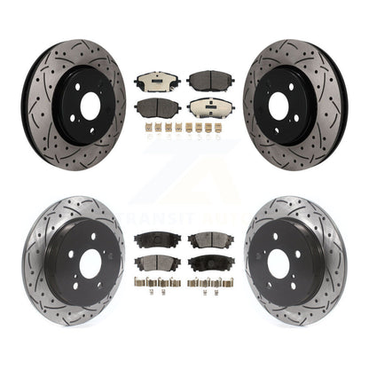 Coated Disc Rotors and Ceramic Brake Pads Kit-KDT-101936