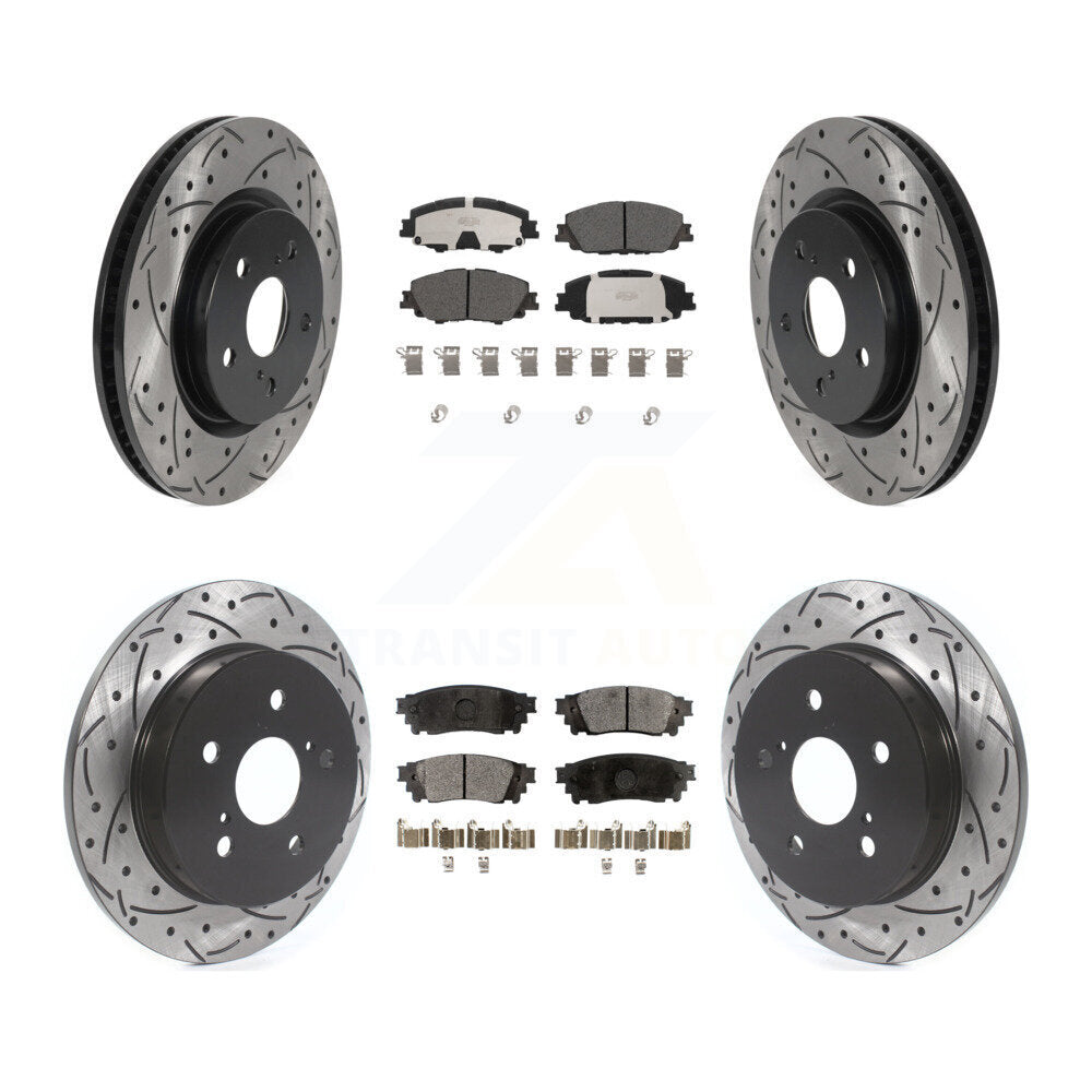 Disc Rotors and Ceramic Brake Pads Kit-KDT-101937