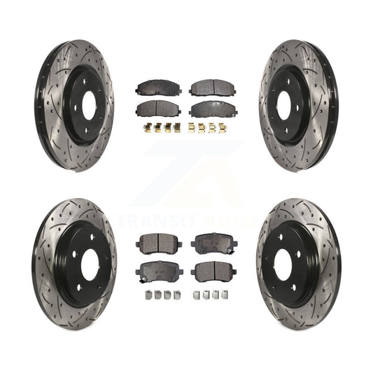Disc Rotors and Ceramic Brake Pads Kit-KDT-101939