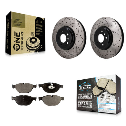 Disc Rotors and Ceramic Brake Pads Kit-KDT-101942
