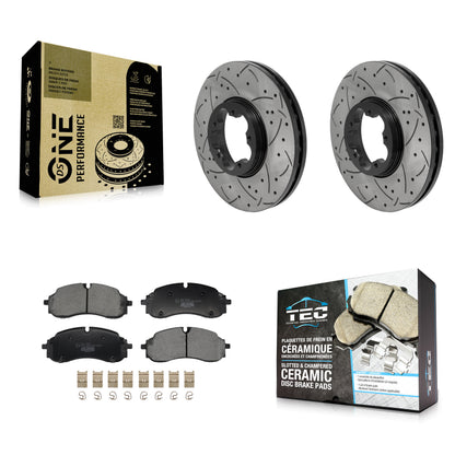 Disc Rotors and Ceramic Brake Pads Kit-KDT-101943