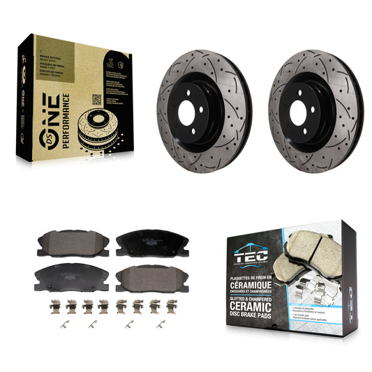 Disc Rotors and Ceramic Brake Pads Kit-KDT-101944