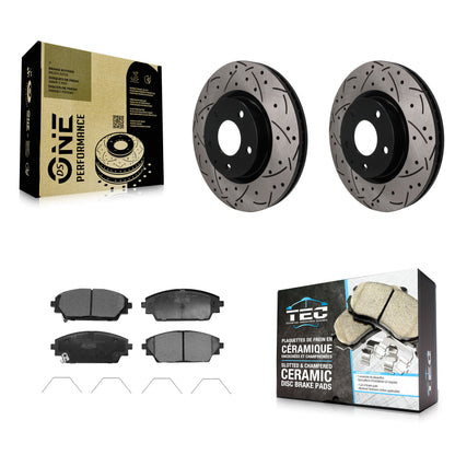 Disc Rotors and Ceramic Brake Pads Kit-KDT-101947
