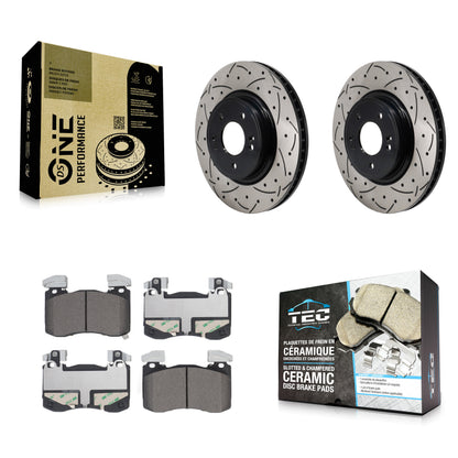 Disc Rotors and Ceramic Brake Pads Kit-KDT-101950