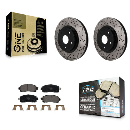 Disc Rotors and Ceramic Brake Pads Kit-KDT-101953