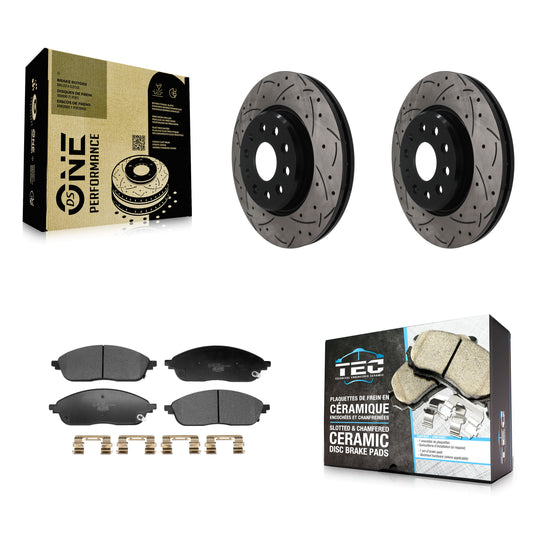 Disc Rotors and Ceramic Brake Pads Kit-KDT-101957