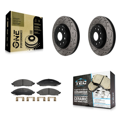 Disc Rotors and Ceramic Brake Pads Kit-KDT-101958