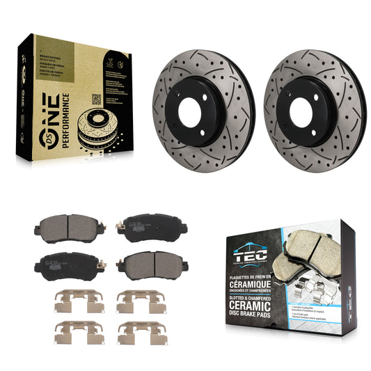 Disc Rotors and Ceramic Brake Pads Kit-KDT-101960