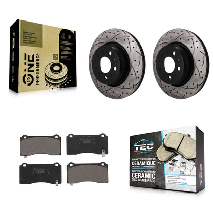 Disc Rotors and Ceramic Brake Pads Kit-KDT-101963
