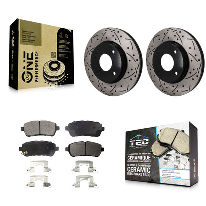 Disc Rotors and Ceramic Brake Pads Kit-KDT-101965