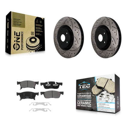Disc Rotors and Ceramic Brake Pads Kit-KDT-101968
