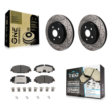 Disc Rotors and Ceramic Brake Pads Kit-KDT-101969