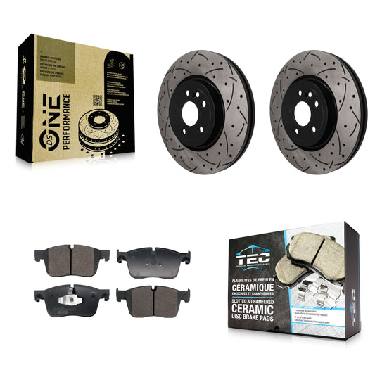 Disc Rotors and Ceramic Brake Pads Kit-KDT-101976
